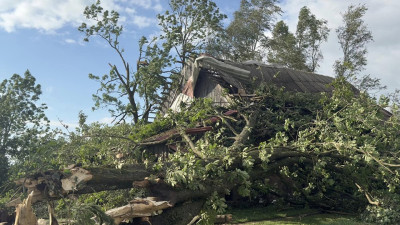Didžiulių nuostolių pernai pridarė ir viesulas, ir sprogusi padanga