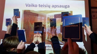 „Vaiko konstitucijos pamoka” organizuota ir Tauragės apskrities mokyklose