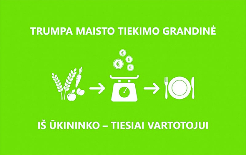 Trumposios maisto tiekimo grandinės i&scaron;lieka viena svarbiausių, tačiau dar ne iki galo i&scaron;naudotų galimybių Iliustracija i&scaron; ŽŪM archyvo