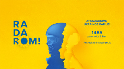 Paremkime Ukrainos karius apsaugos priemonėmis, kurios gaminamos Lietuvoje