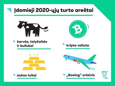 Turto areštai: nuo veislinių karvių iki senovinių automobilių