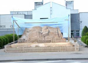 &Scaron;ilalės ateičiai -&nbsp;smėlio pilis