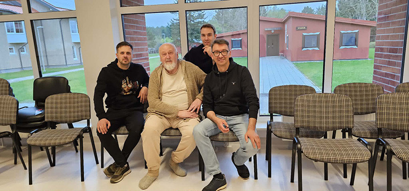 I&scaron; kairės: A. &Scaron;aulys, G. Padegimas A. Gaučas, A. Kazlauskas