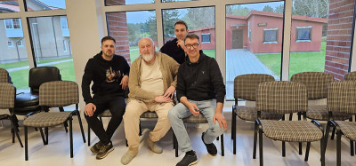 I&scaron; kairės: A. &Scaron;aulys, G. Padegimas A. Gaučas, A. Kazlauskas
