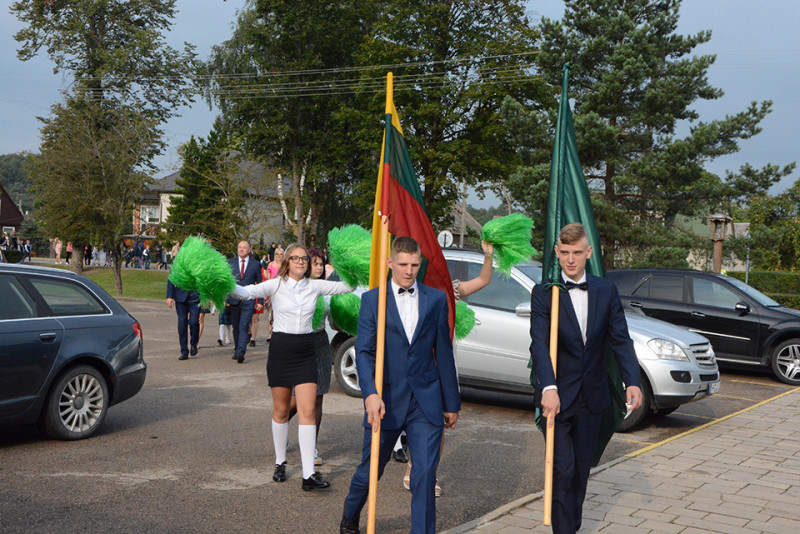 Mokslo metų pradžia Pajūrio Stanislovo Biržiškio gimnazijoje