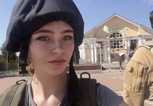 Katia įsiamžino Rusijos Kursko srityje Sudžoje, kol kas tai pirma jos kelionė į užsienį