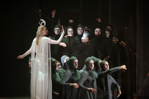 Opera-poema &bdquo;Strazdas &ndash; žalias pauk&scaron;tis&ldquo;. Panevėžio muzikinio teatro nuotr.