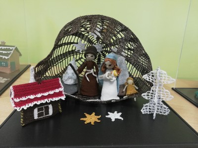 &Scaron;ventę artina prakartėlių nėrimas