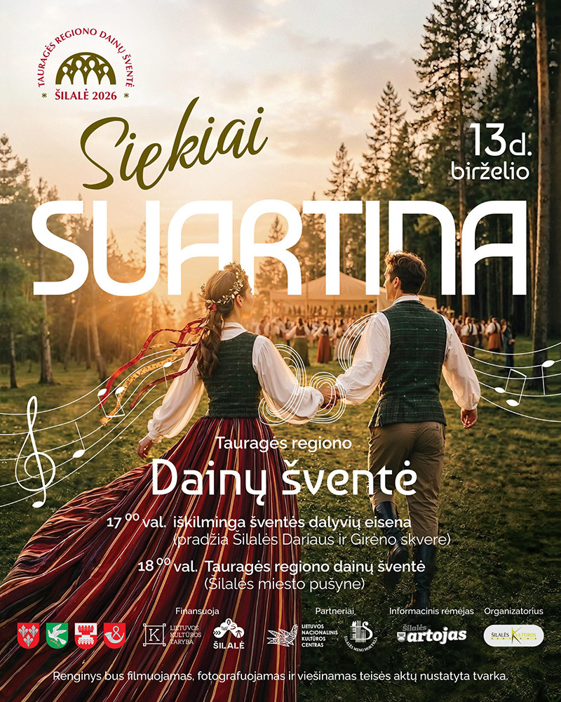 Vasaros pulsas: dainų &scaron;ventės, atminimo renginiai