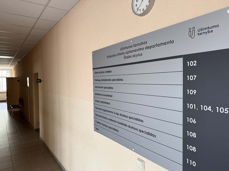 Apskrityje mažiausias fiksuotas nedarbas – Šilalės rajone