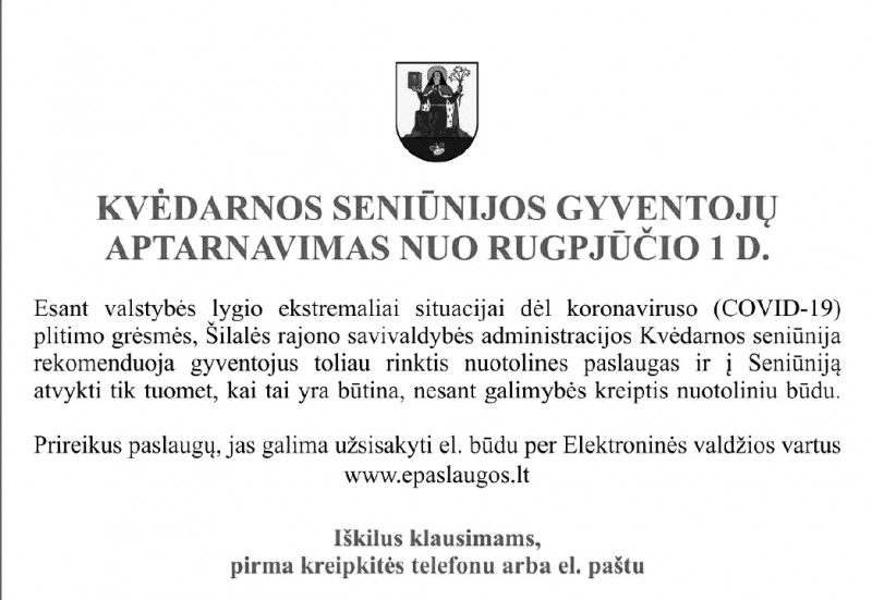 Koronavirusas labiausiai gąsdina seniūnijos valdininkus