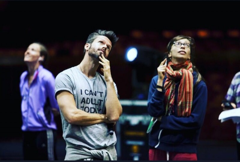 Choreografas A. Ekmanas ir jo asistentė Ana Maria Lucaciu. Erik Berg nuotr.