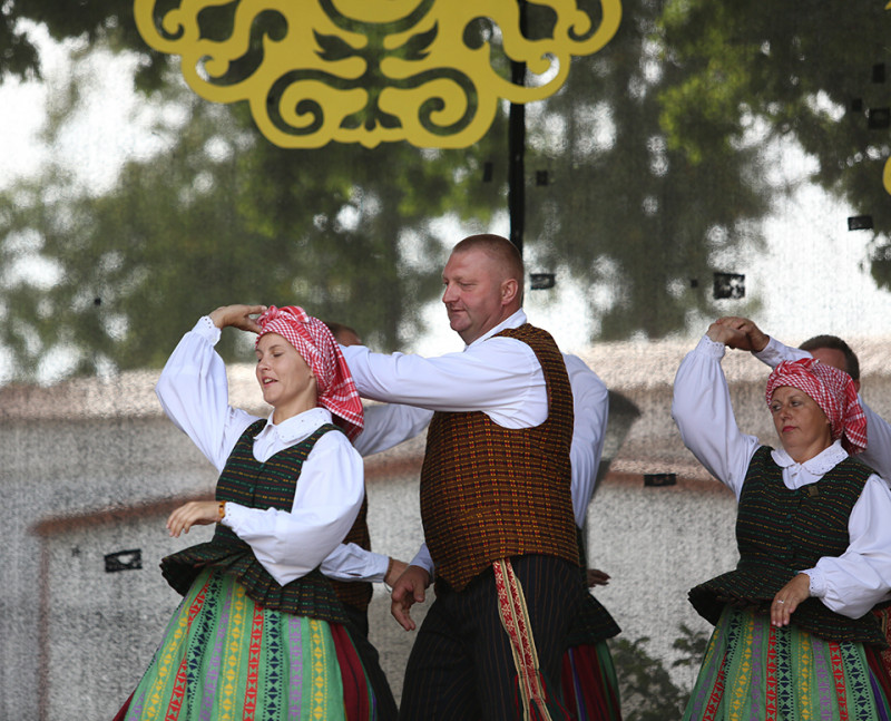 Tauragėje vykusioje šventėje sukosi Šilalės ir Laukuvos kolektyvai
