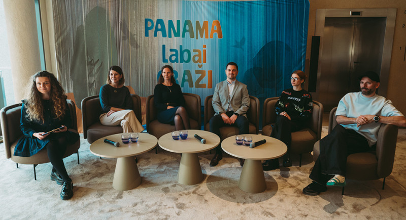 &bdquo;Panama labai graži&ldquo; spaudos konferencija. Eglės Sabaliauskaitės nuotr.