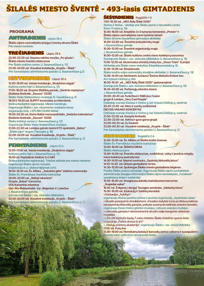 &Scaron;ilalės miesto &scaron;ventės programa