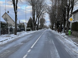 Išmainė taką į kaimo žvyrkelius