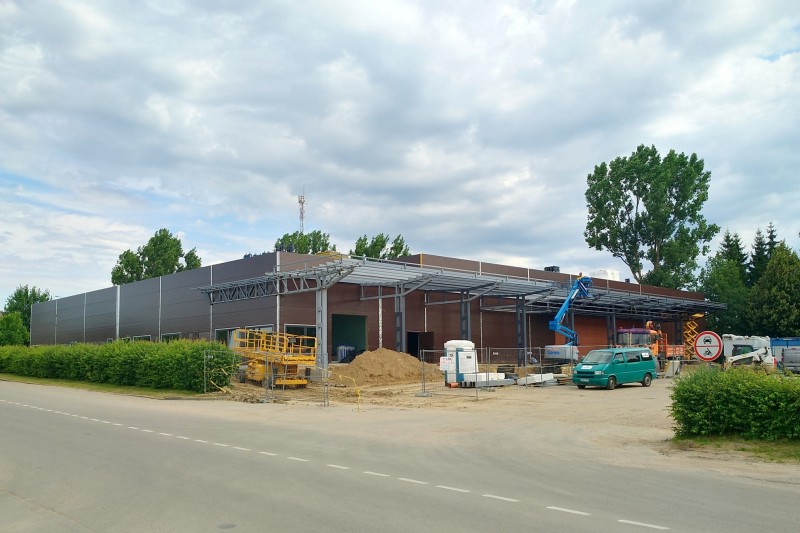 Būsimoji „Norfa“ ir autobusų stotis
