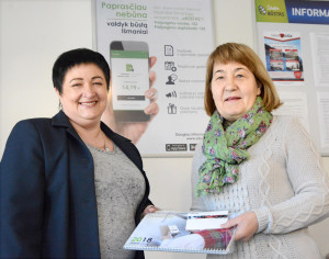 Vieno mygtuko paspaudimas atne&scaron;ė dovanų