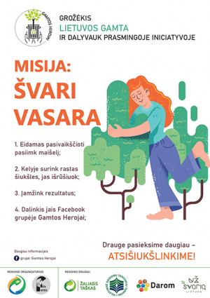 Misija – švari vasara