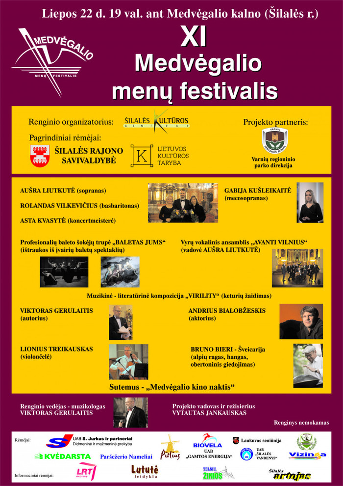 Kviečia Medvėgalio menų festivalis