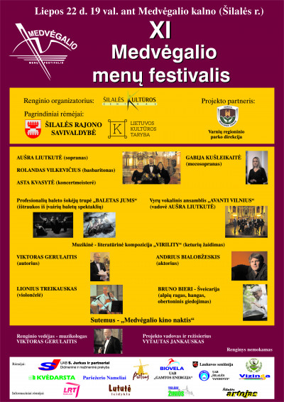 Kviečia Medvėgalio menų festivalis