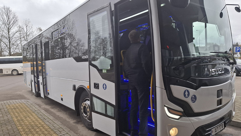 &Scaron;ilalės autobusų parkas pagaliau sulaukė naujo autobuso
