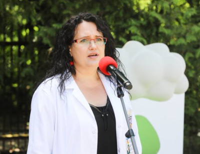 LSMU ligoninės Kauno klinikų Onkologijos ir hemato­logijos klinikos medicinos psi­chologė N. Eimutienė: „Ge­res­nė paciento emocinė ir psichi­nė būsena bus tuomet, kai jis jaus, kad ligoje yra ne vienas“ Nuotr. iš Kauno klinikų archyvo