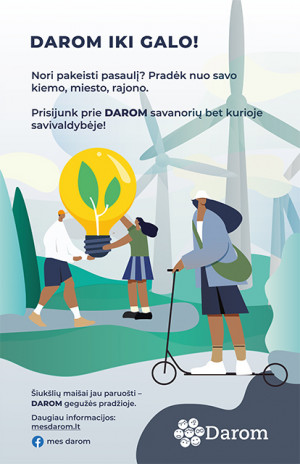 Dalyvaukime akcijoje „DAROM IKI GALO“