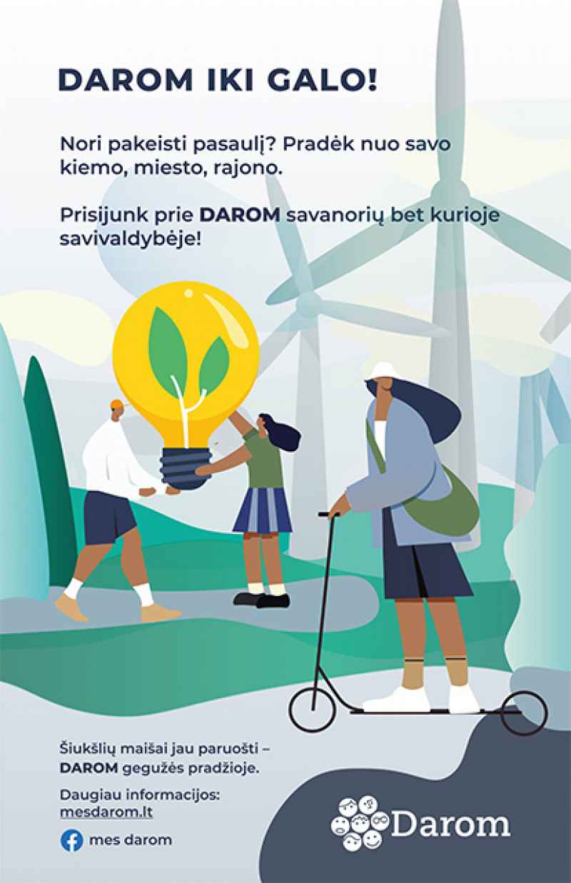 Dalyvaukime akcijoje „DAROM IKI GALO“