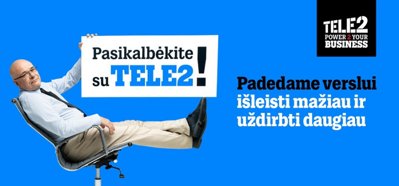 „Tele2“ pataria, kaip nuotoliniu būdu efektyviai suvaldyti verslo procesus