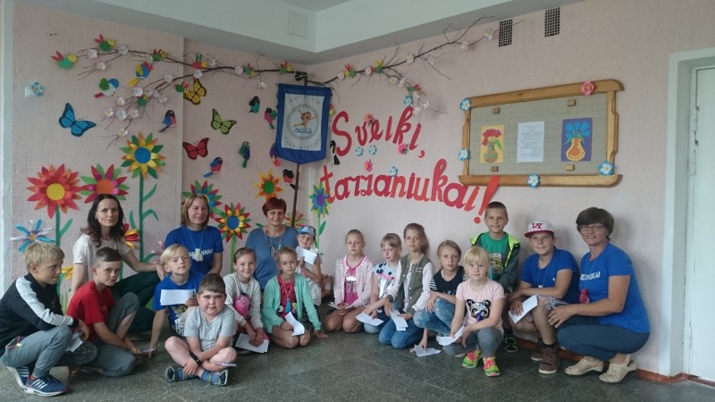 Vaikai šėlo „Pajūralio tarzaniukų“ stovykloje