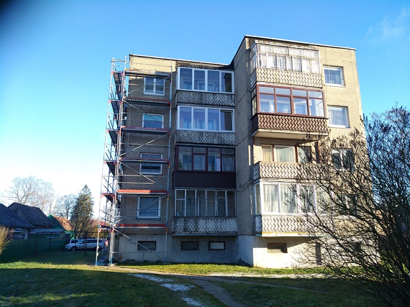 Daugiabučio renovacija – kartu su Kalėdų laukimu