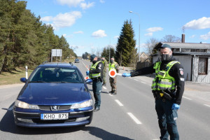 Šilalės keliuose įrengti penki policijos postai, pažeidimų nėra