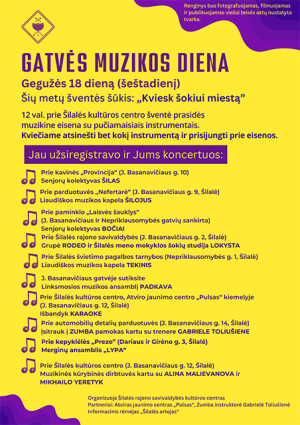 Gatvės muzikos diena Šilalėje