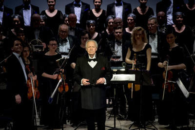 S.Domarko 80 m. jubiliejui skirto koncerto „Operetės šventė“ akimirkos. Olesios Kasabovos nuotr.