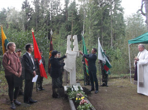 Įamžintas partizano atminimas