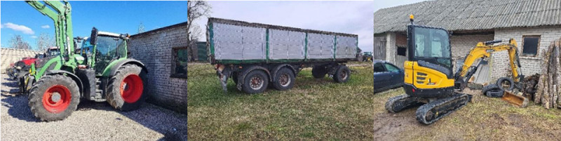 Abejonių sukėlė traktorių registracija