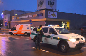 Vyras partrenktas pėsčiųjų perėjoje