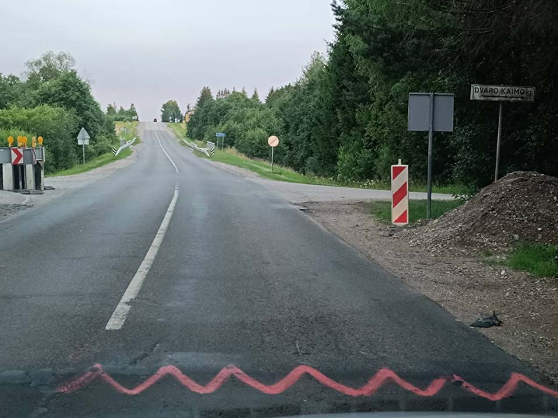 Kelio remontas greitai nesibaigs