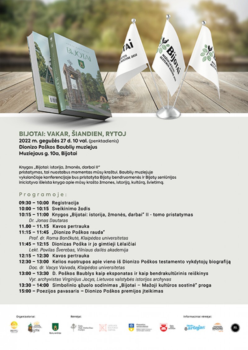Knygos pristatymas Baublių muziejuje