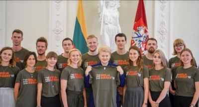 „Misija Sibiras“ dalyviai su Prezidente