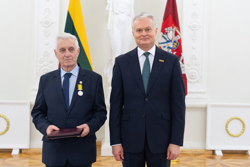 Prezidento apdovanojimas – kvėdarniškiui