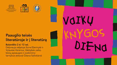 Kviečia netradiciškai švęsti Tarptautinę vaikų knygos dieną