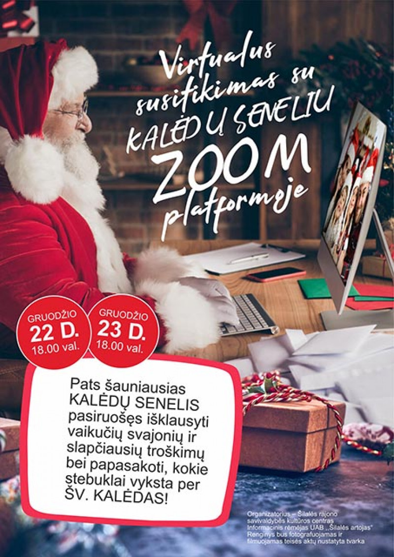Virtualus susitikimas su Kalėdų seneliu