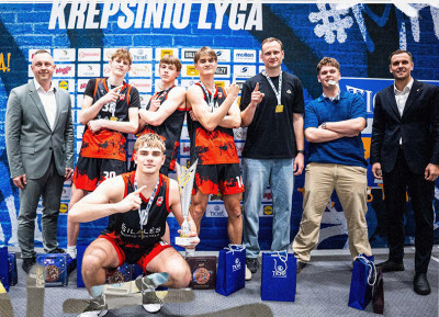 Istorinė pergalė jaunųjų krep&scaron;ininkų nestabdo