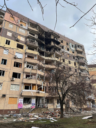 Gimtajame Ukrainos Prezidento mieste – gedulas po žiaurios rusų atakos