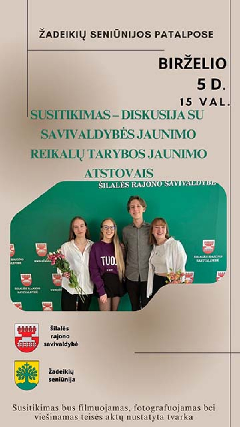 Susitikimas-diskusija Žadeikių seniūnijoje