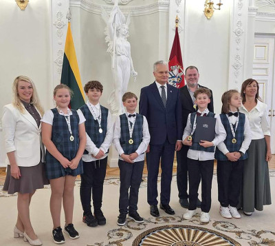 Įspūdinga diena Prezidentūroje