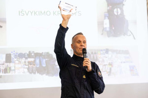 Pasak PAGD patarėjo D. Gurevičiaus, vien tik surašyti planą nepakanka – būtina jį išbandyti  Nuotr. Pauliaus Peleckio/BNS Lietuva
