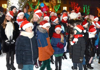 Akimirkos i&scaron; &Scaron;ilalės miesto eglės įžiebimo &scaron;ventės